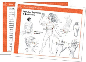 Meridian Beginning and End Points ~ Digital Chart – Eden Method Store